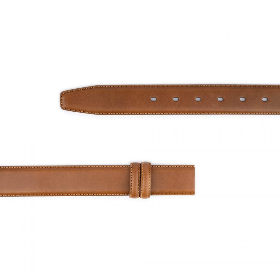 brown mens leather strap for belt replacement 2