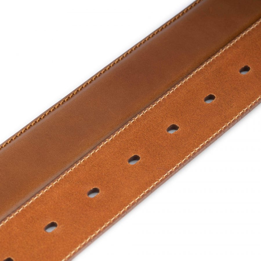 brown mens leather strap for belt replacement 3