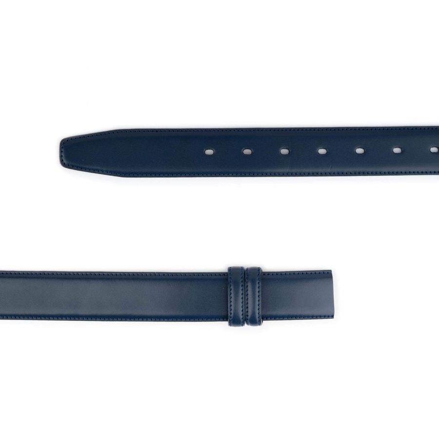 dark blue leather strap for belt replacement 2