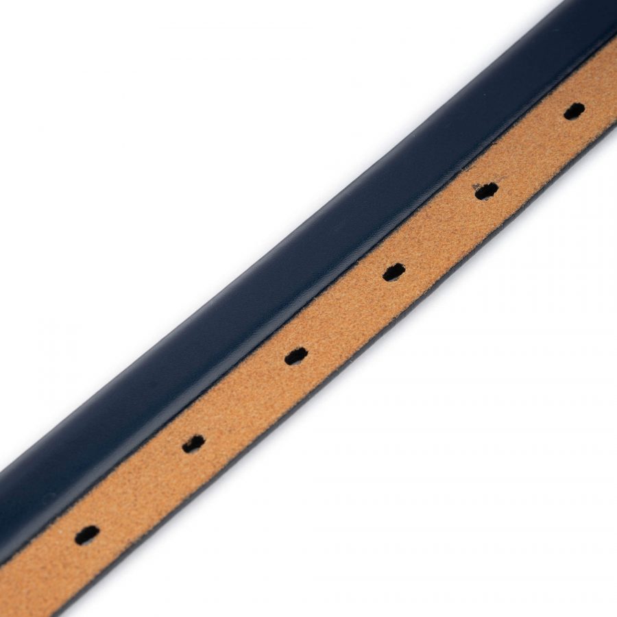 dark blue skinny belt strap replacement no buckle 3