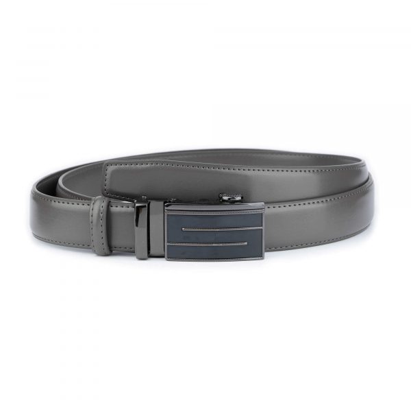 grey vegan leather ratchet belt 1 28 42 usd35 AUTGRAY35SMOSTI