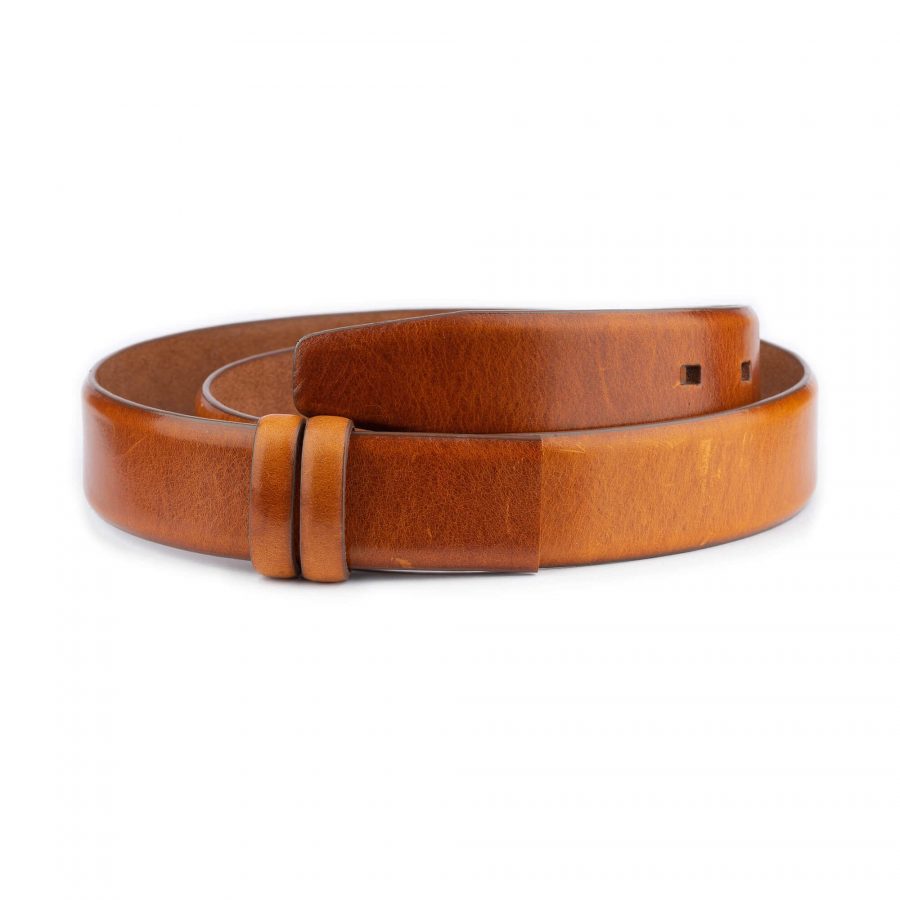 mens belt strap for buckles cognac leather 1 28 40 usd29 COGBRO35CUTAML