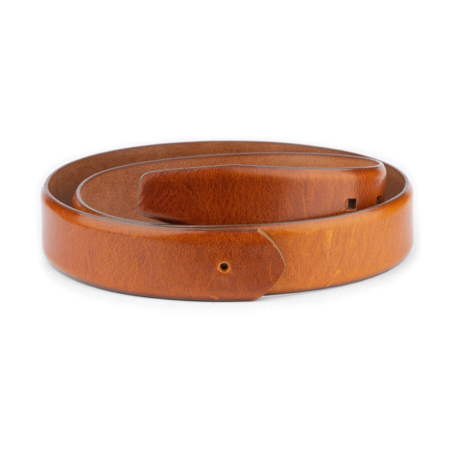 mens cognac belt strap replacement leather 1 28 40 usd29 COGBRO35HOLAML v2