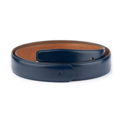 mens dress blue belt strap replacement leather 1 28 40 usd29 NAVBLU3508HOLAML