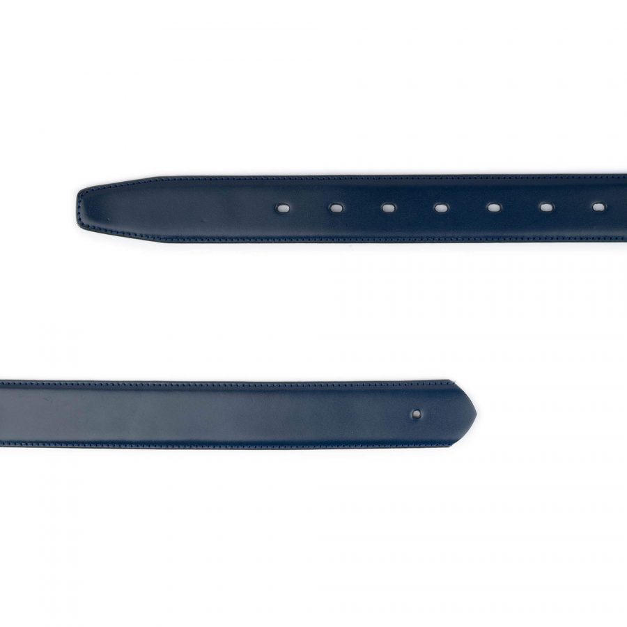 mens dress blue belt strap replacement leather 2