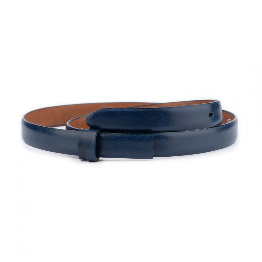 navy blue thin belt strap replacement 1 28 40 USD25 NAVBLU2003CUTAML