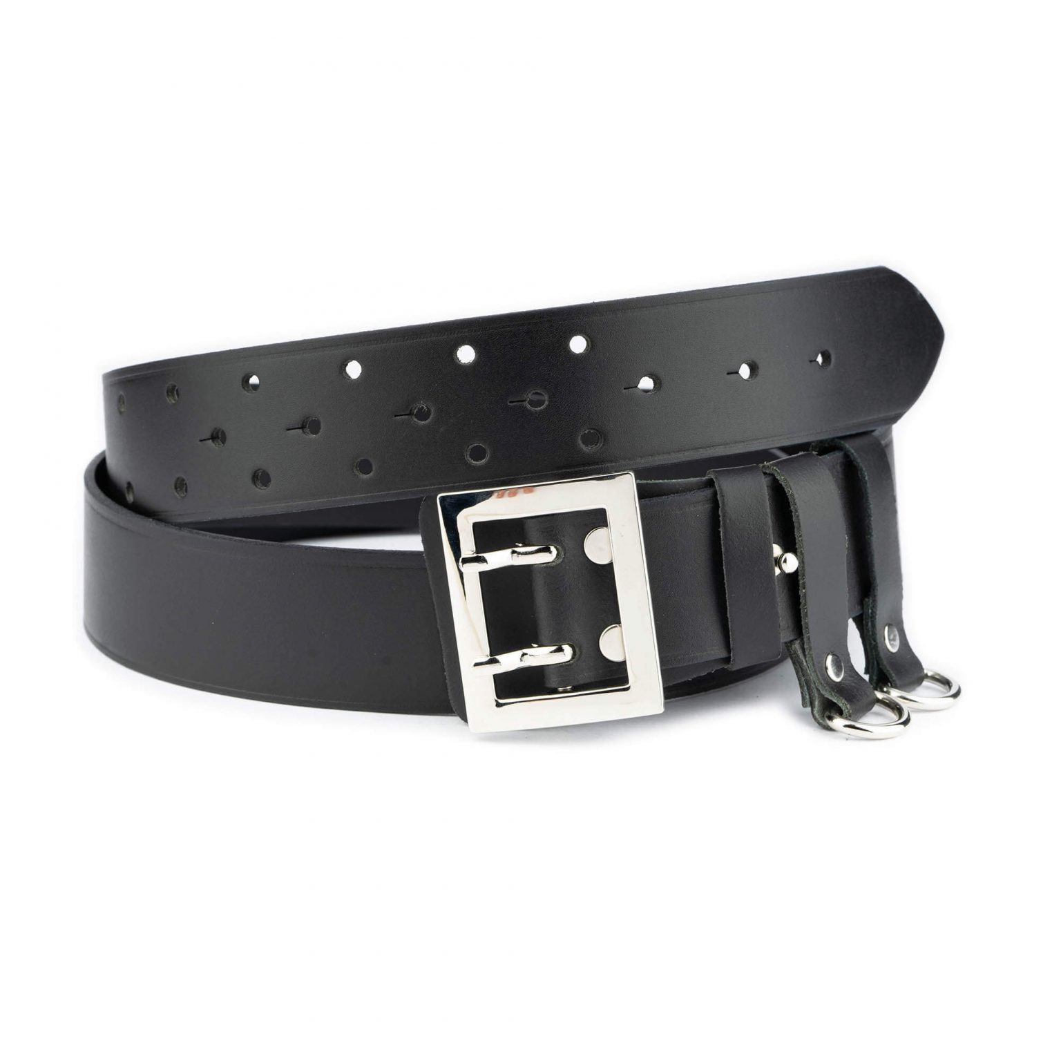 Buy Police Duty Belt Black Genuine Leather