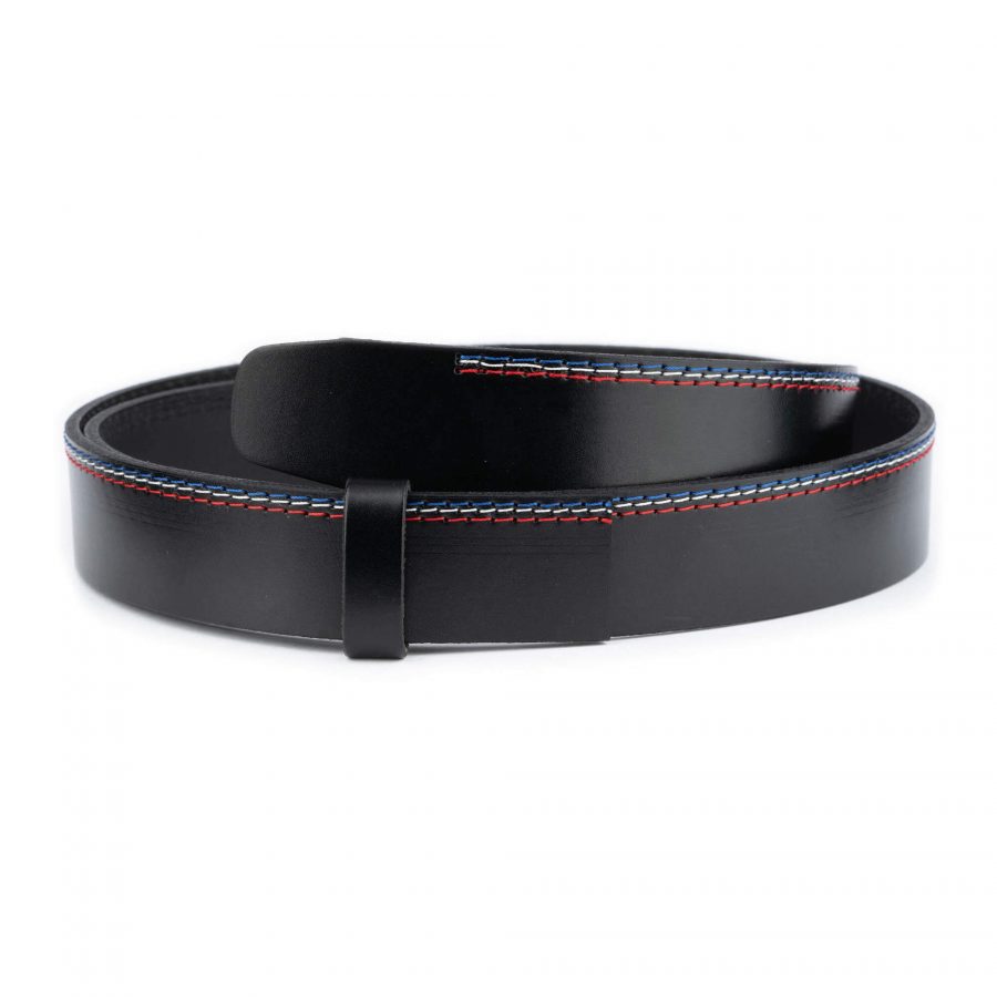 replacement holeless belt strap colorful stitching 1 28 40 usd29 SILSTR35COLSTI