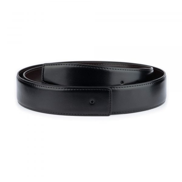 reversible black brown vegan leather belt strap 4 0 cm 1 28 40 usd29 VEGHOL40BLABRO