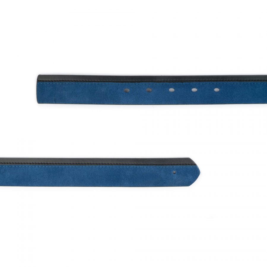 stylish blue suede mens belt strap replacement 2