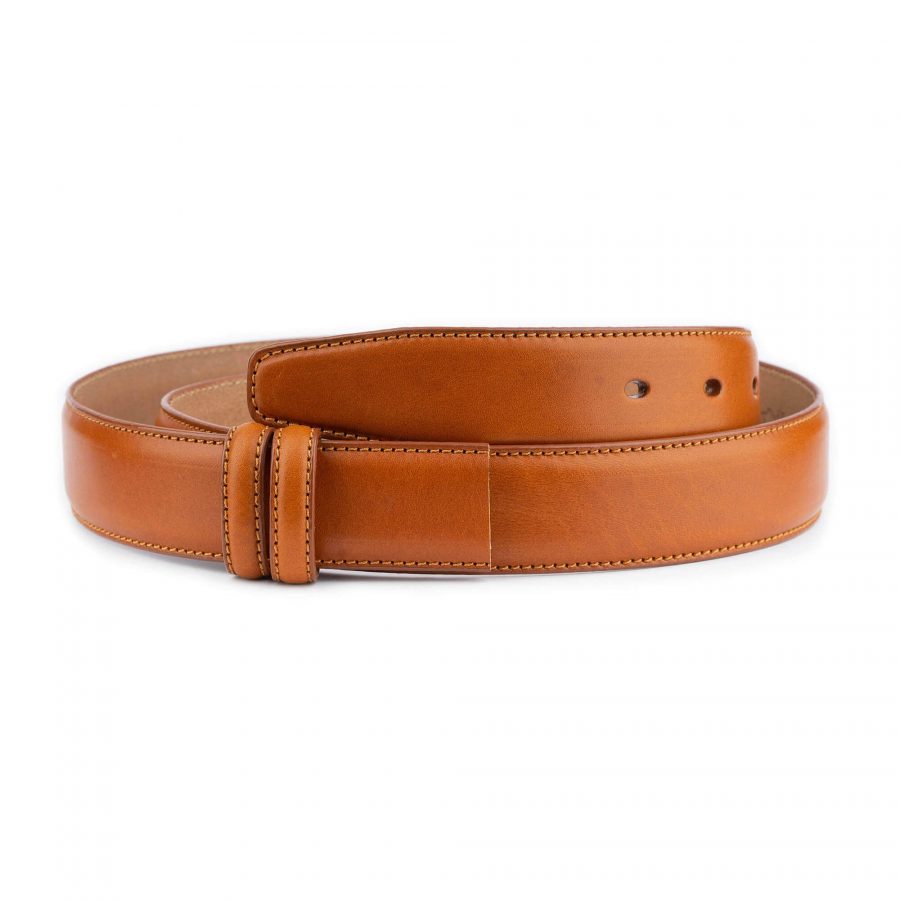 tan brown belt strap replacement quality leather 1 28 40 usd29 LIGTAN35CUTAML
