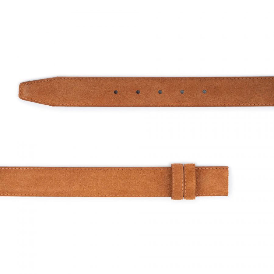 tobacco suede belt strap replacement quality leather 2