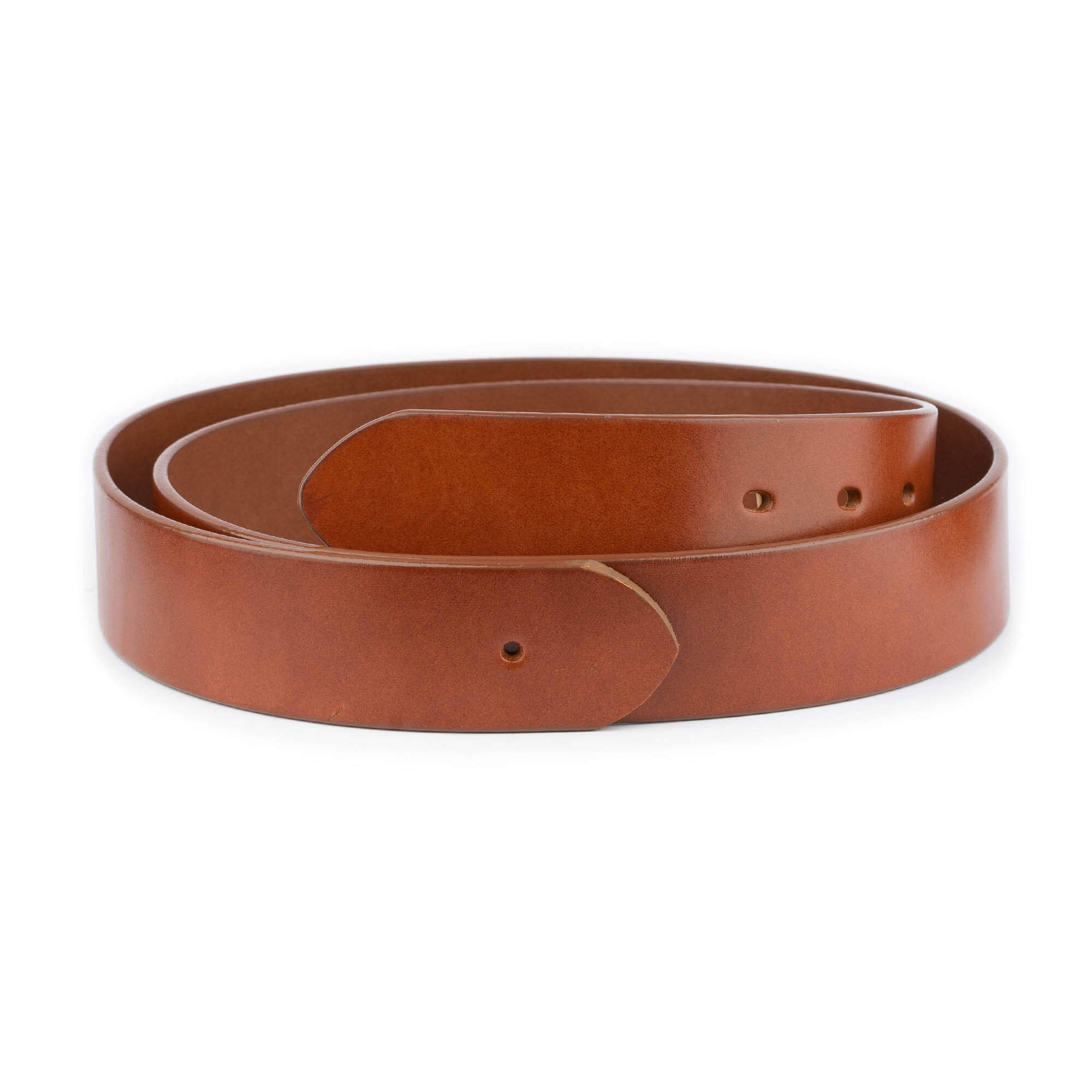 Buy Wide Thick Cognac Mens Belt Strap Replacement - LeatherBeltsOnline.com