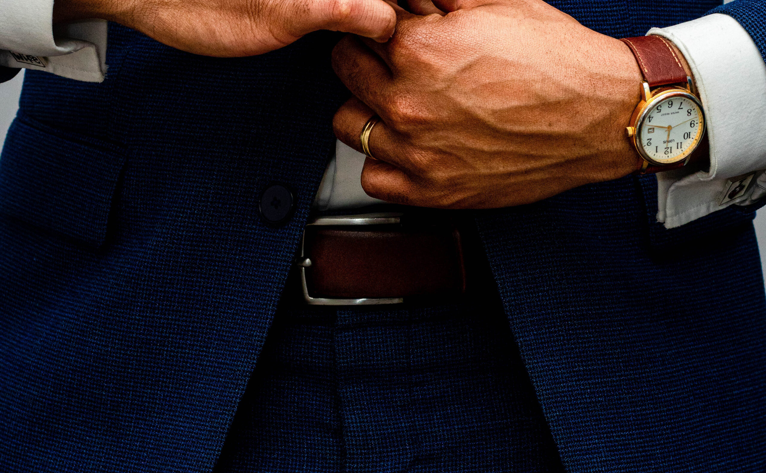 How to Wear Mens Leather Belt v2