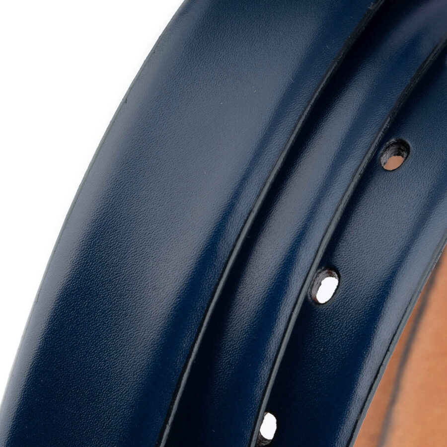 Mens Royal Blue Belt For Suit – Genuine Leather 1 1 8 inch 6