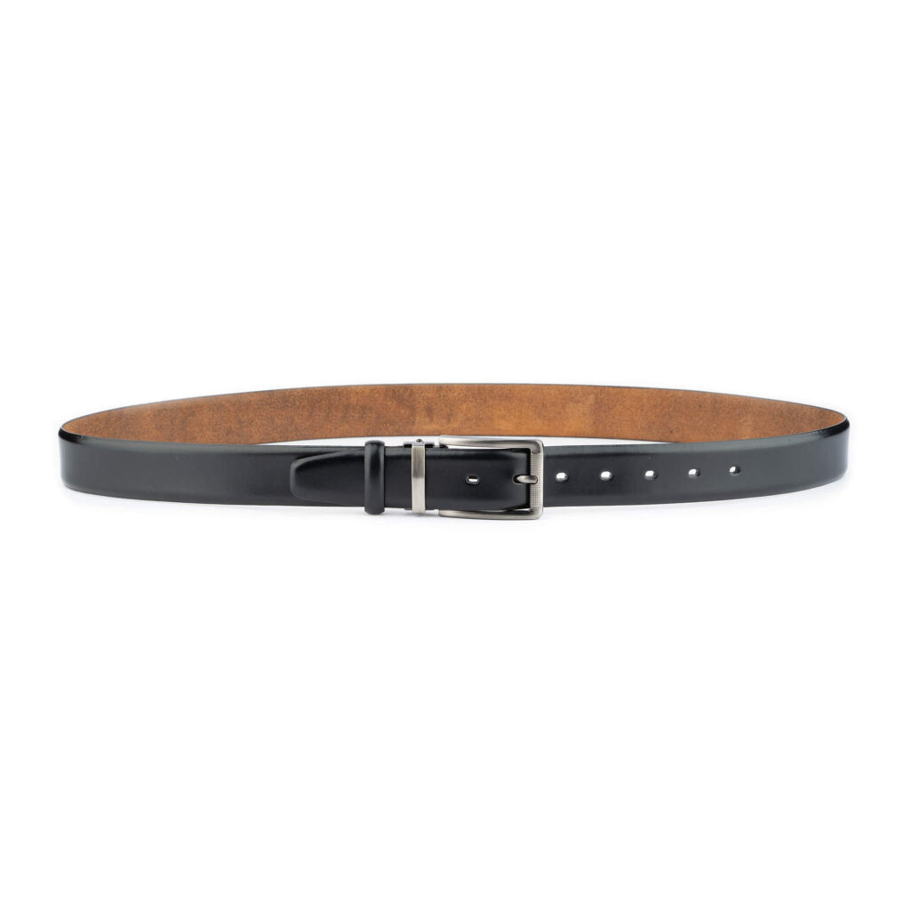 Key-Bridge Mens Braided Leather Belt Woven Belts with Single Prong