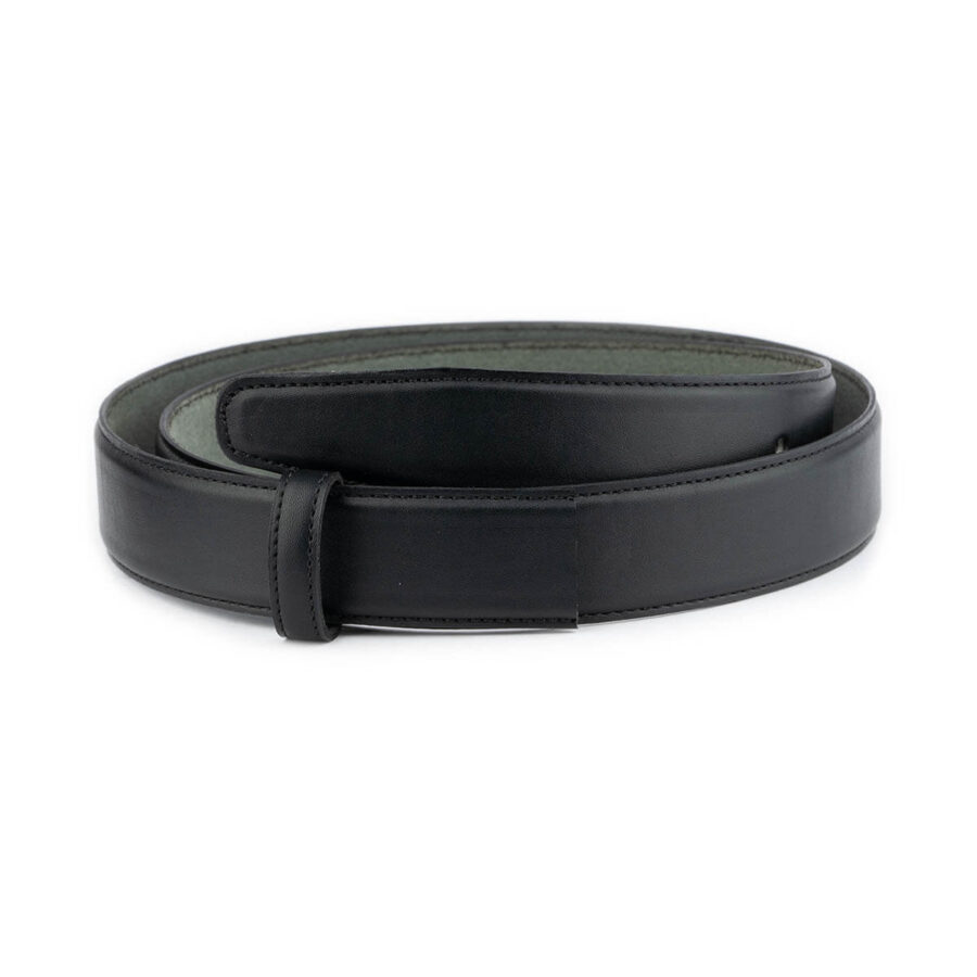 black belt strap replacement real leather 3 5 cm 1 BLASTI35CUTSMO