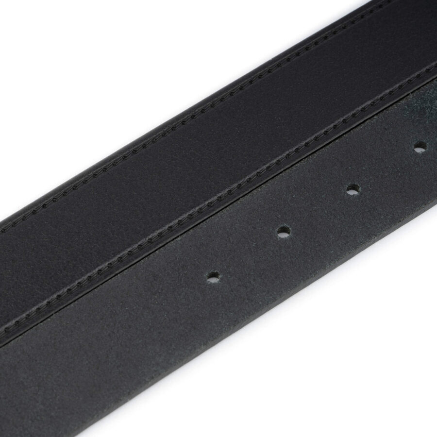 black calf leather belt strap replacement 3 5 cm 3