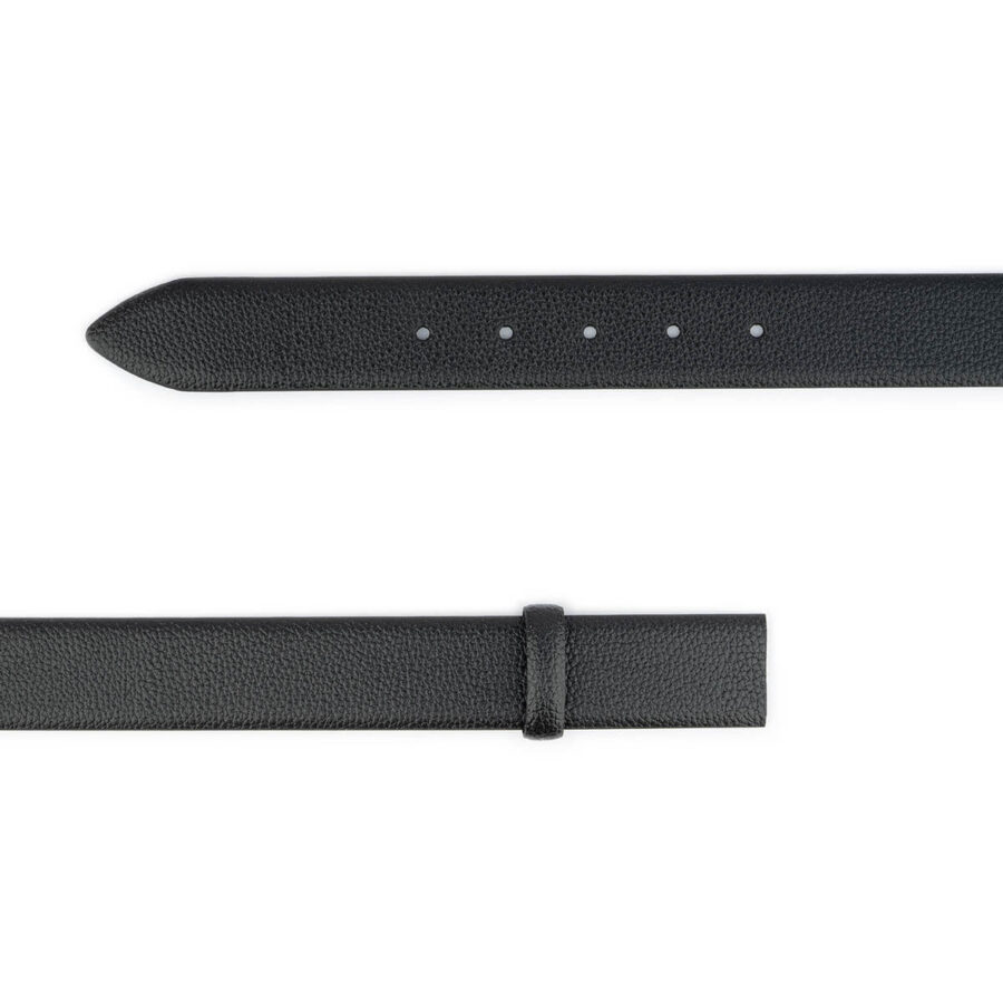 black calf leather strap for belt 3 5 cm 2