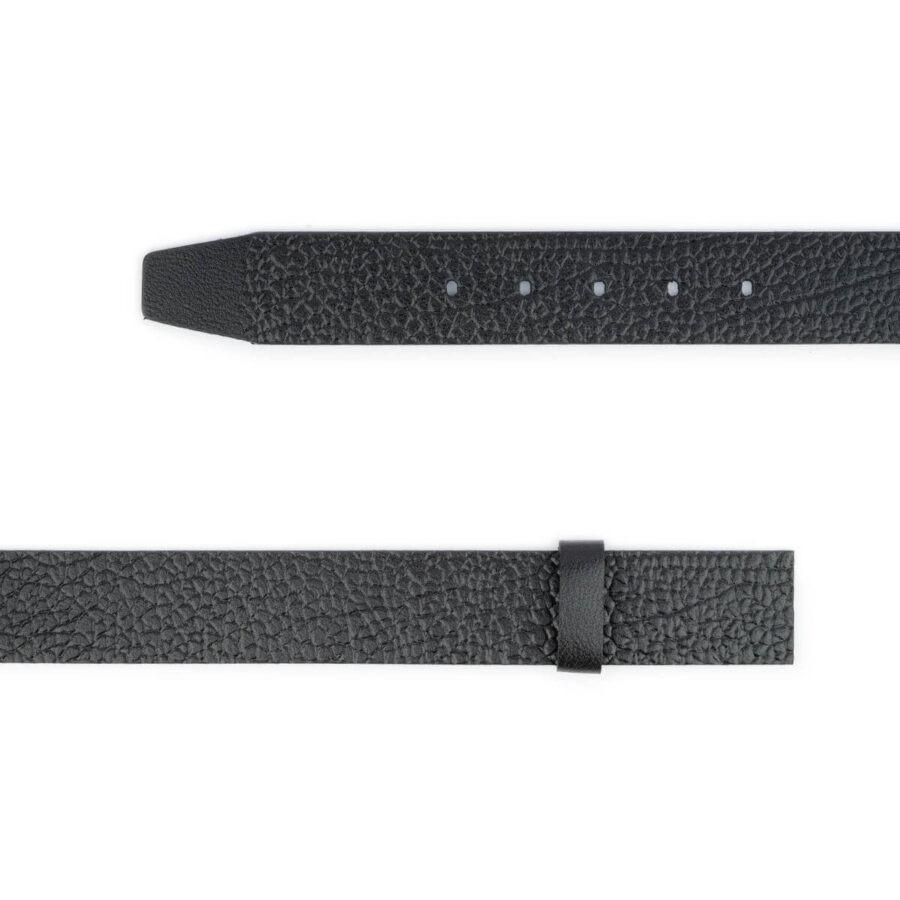 black pebble leather belt strap replacement 4 0 cm 2