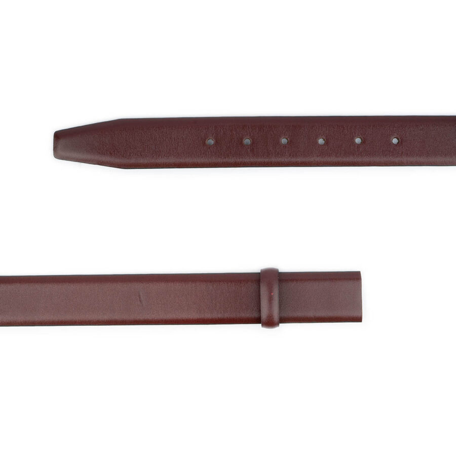 burgundy belt leather strap replacement 3 5 cm 2