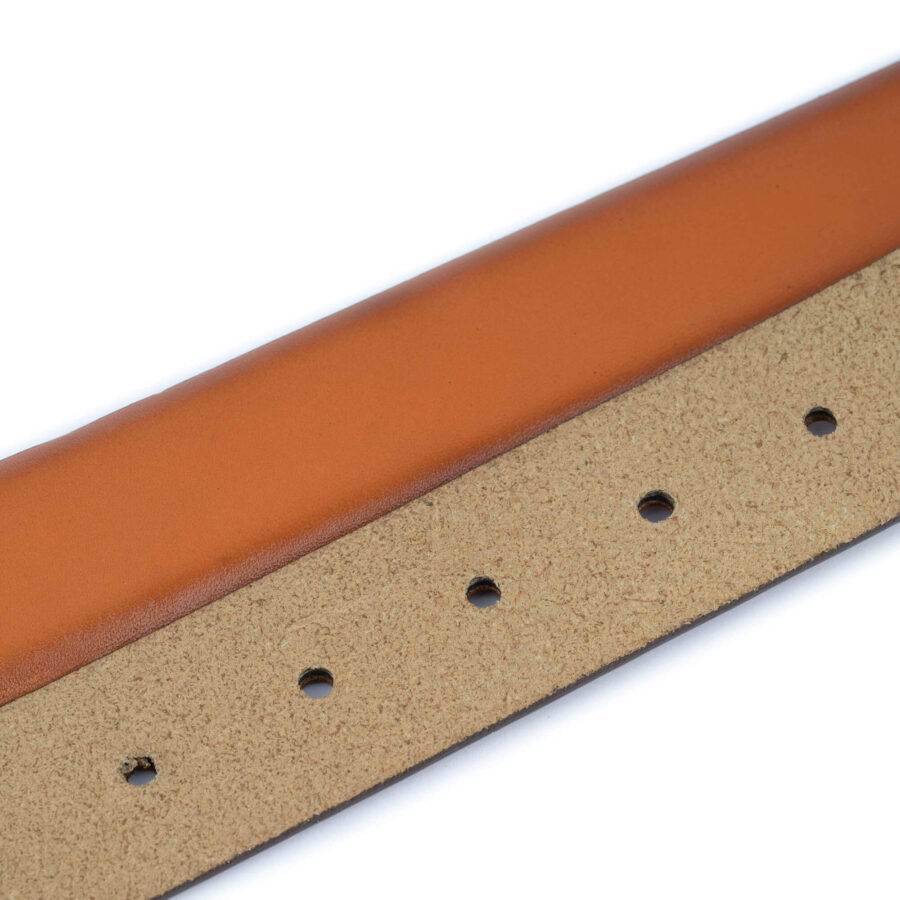 light tan leather belt strap for buckles adjustable 3