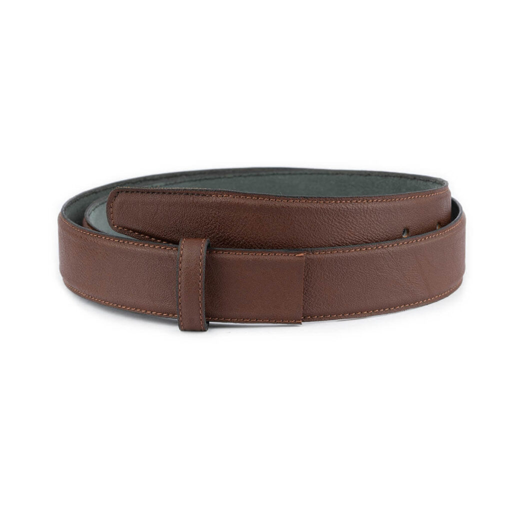 Buy Medium Brown Belt Leather Straps Replacement - LeatherBeltsOnline.com