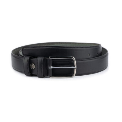 mens black leather belt for trousers 1 BLASTI35CLASMO