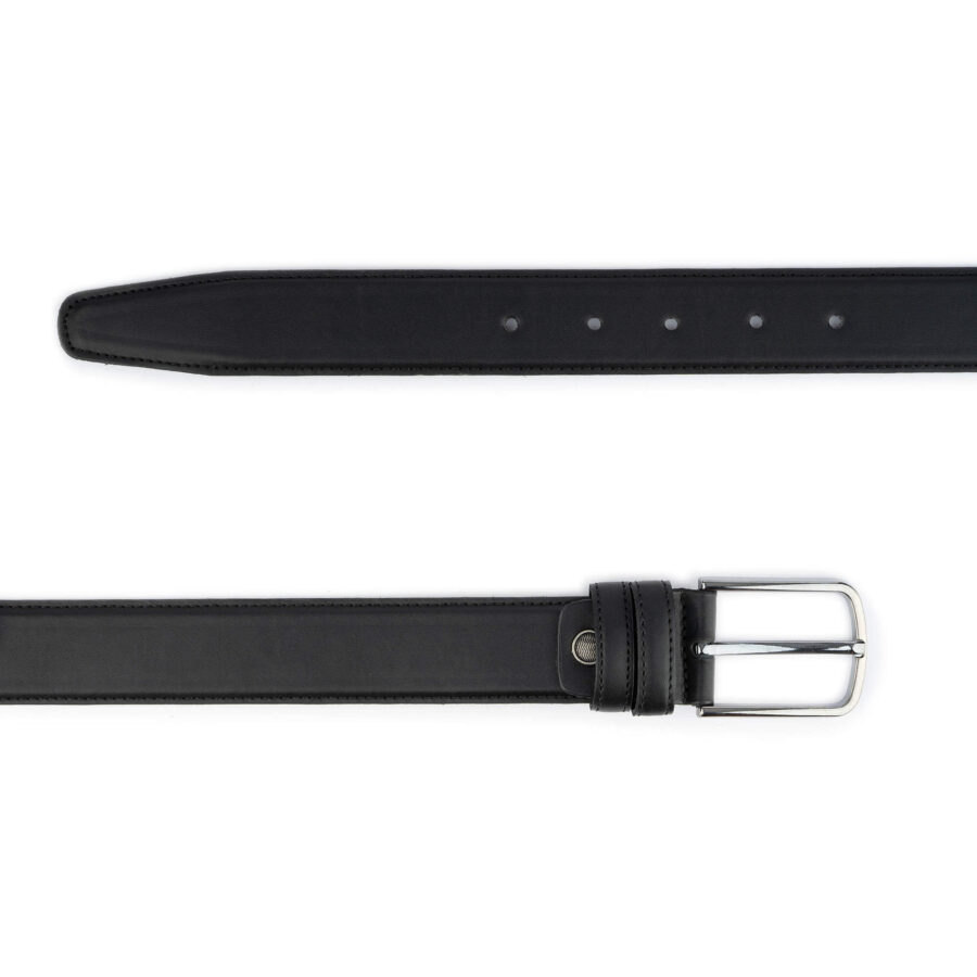 mens black leather belt for trousers 2