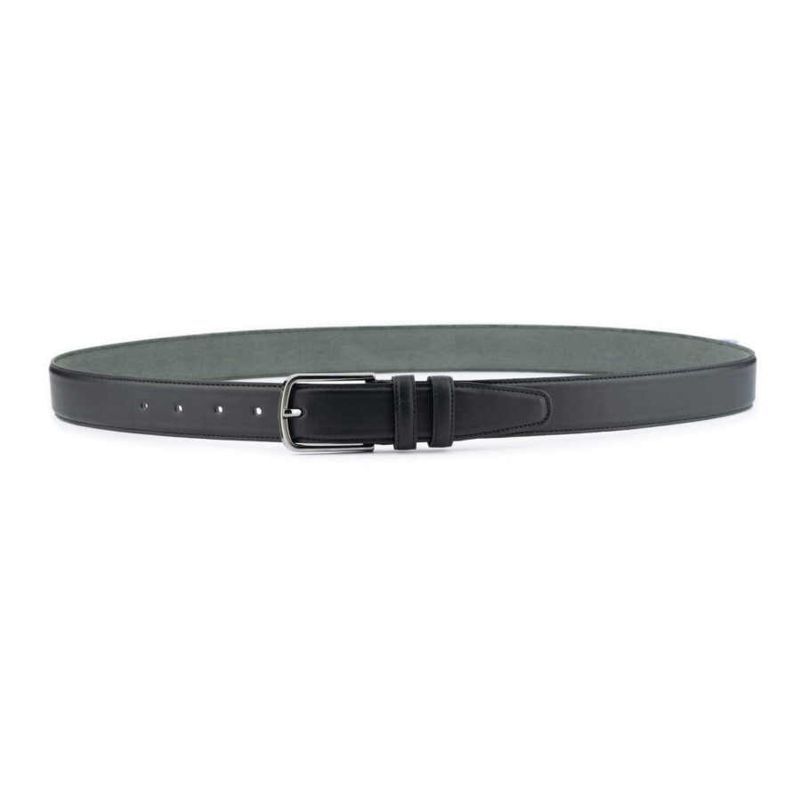 mens black leather belt for trousers 4