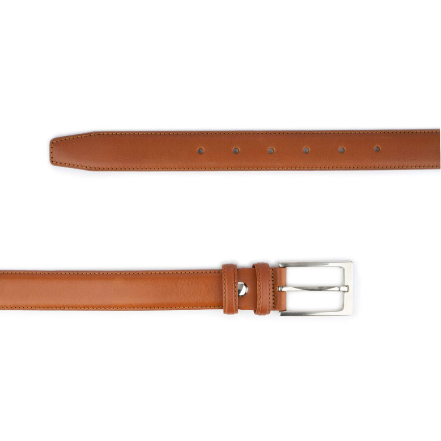 mens light brown belt 3 0 cm high quality 2