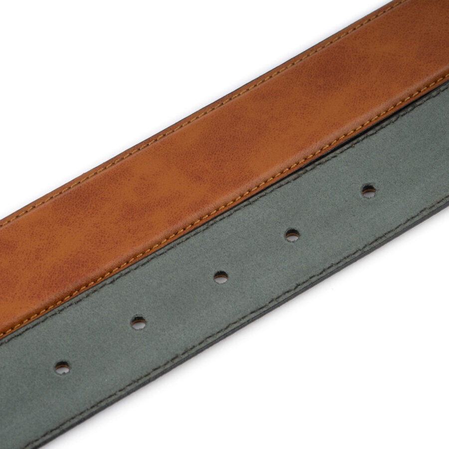 mens light brown leather belt for suit 3