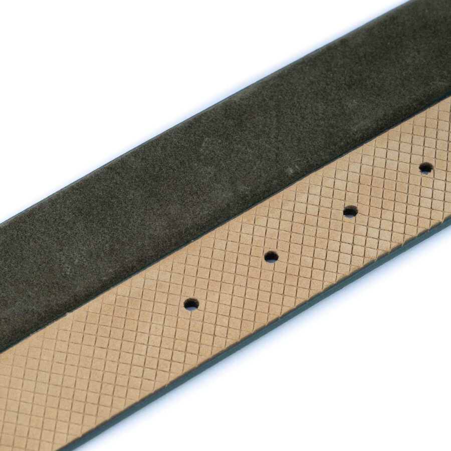 olive green suede belt leather strap replacement 3 5 cm 3
