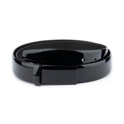 Black Patent Belt Strap Replacement 3 5 Cm 1 PATBLK35CUTSMO 28 42 usd55