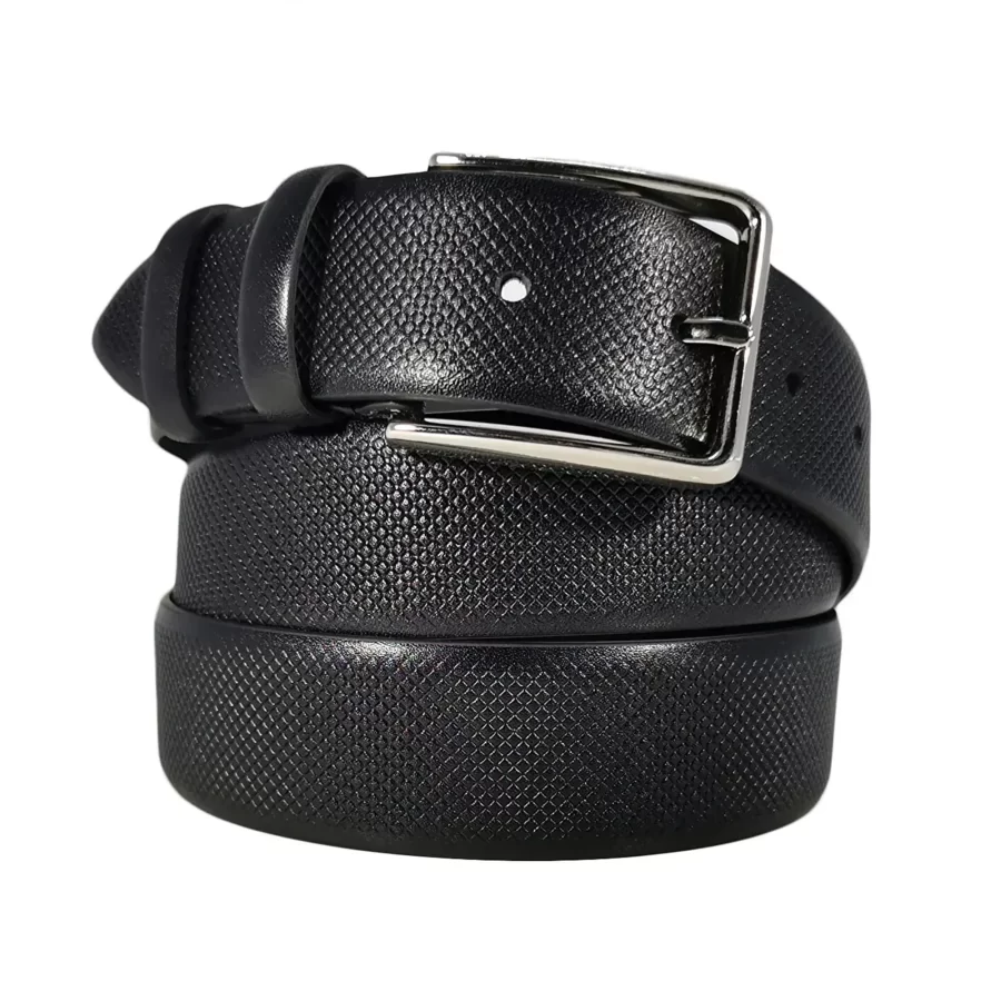 black dotted leather belt DOTBLA35NRD392NAR 2