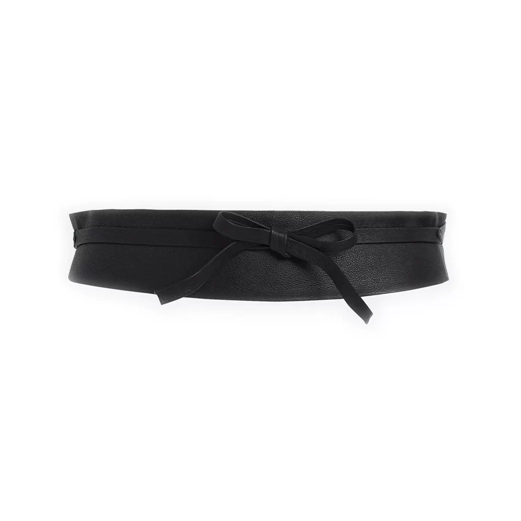 Buy Black Waist Tie Belt For Women Genuine Leather - LeatherBeltsOnline.com