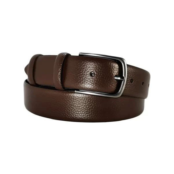 dark brown calf leather belt PEBBRO35NRD0373NAR 1