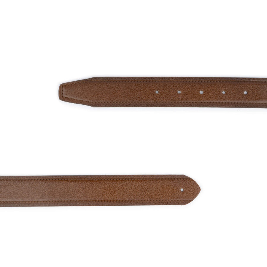 medium brown mens belt strap for buckles replacement 2