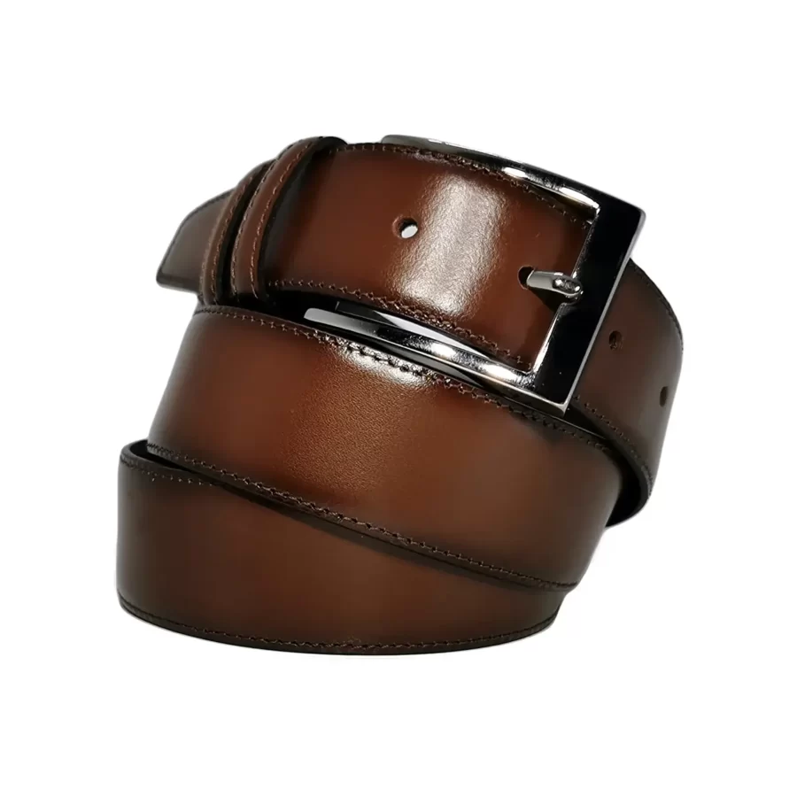 mens brown leather belt for trousers DARBRO35NRD001DNAR 2