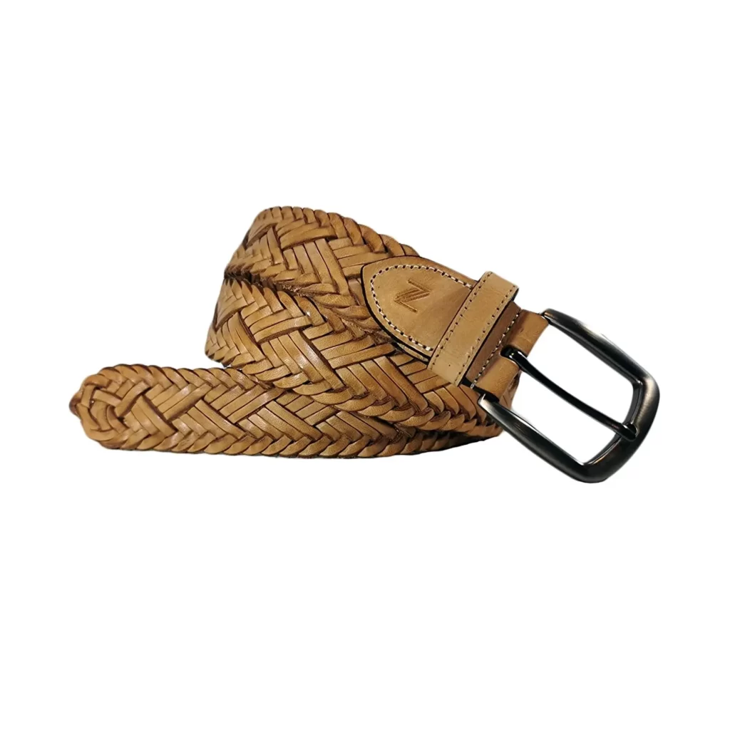 mens woven belt