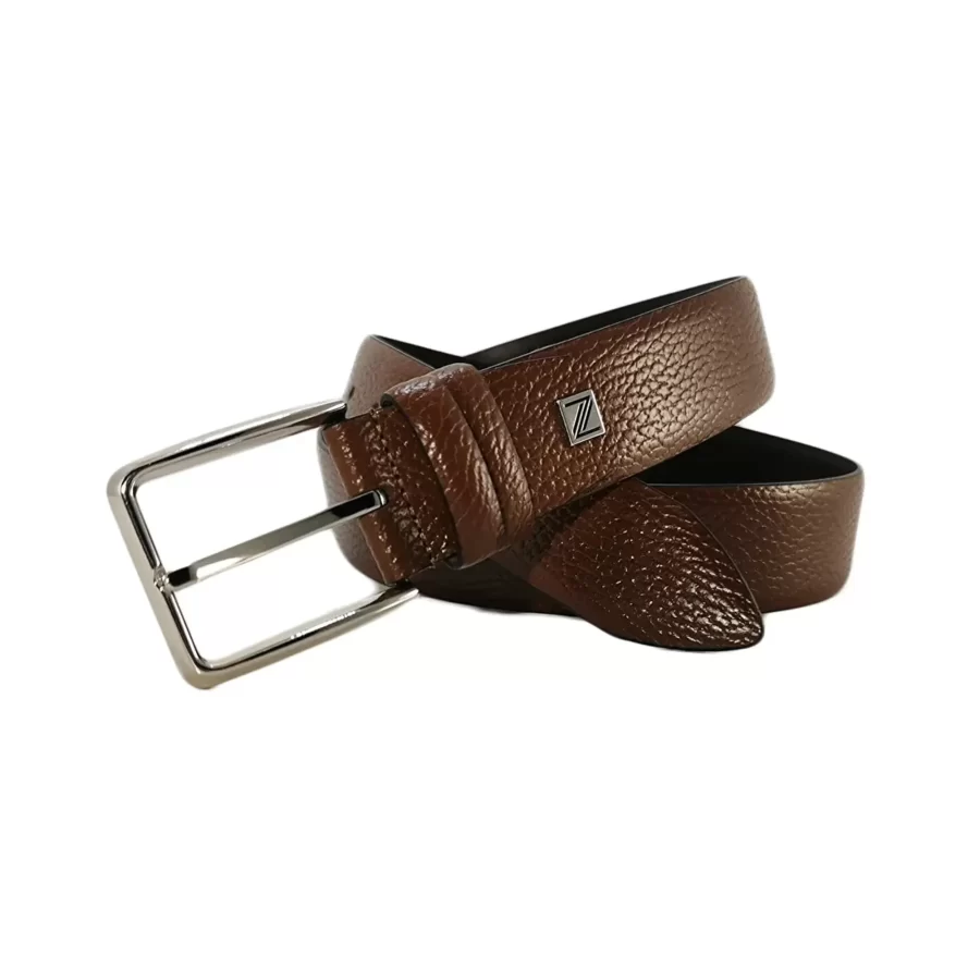 tan brown calf leather belt PEBTAN35NRD0373NAR 2