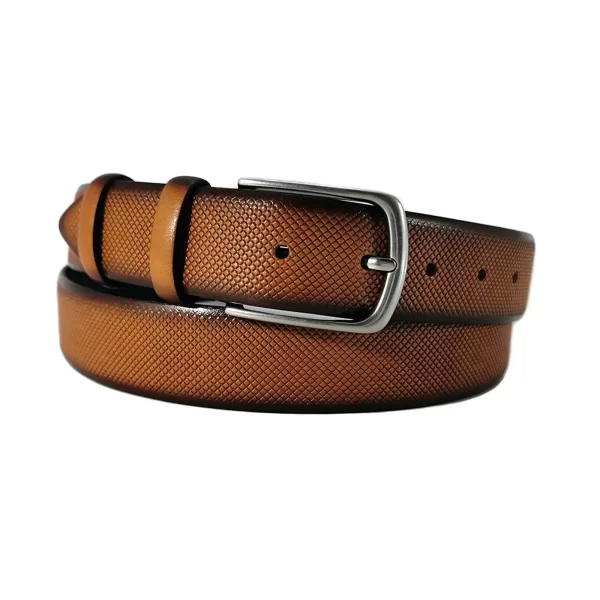 tan brown dotted leather belt DOTTAN35NRD392NAR 1