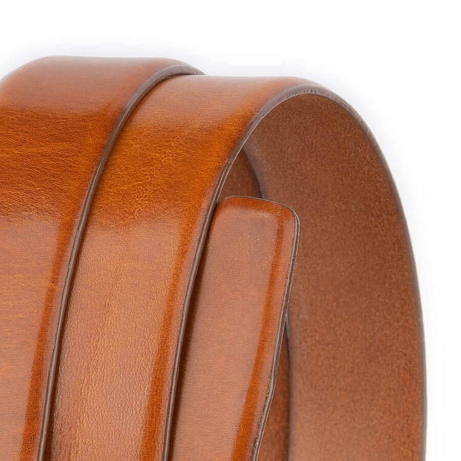 tan leather belt strap for buckle replacement 3