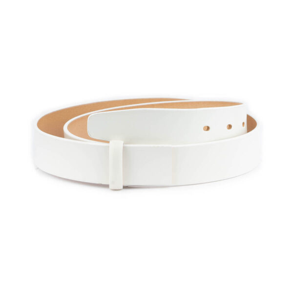 white belt strap replacement without buckle 1 WHISMO35CUTAML