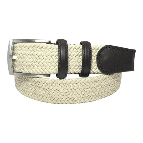 white mens stretchy belt cotton leather 1 WHICRE5678678678WOVGIR35 1