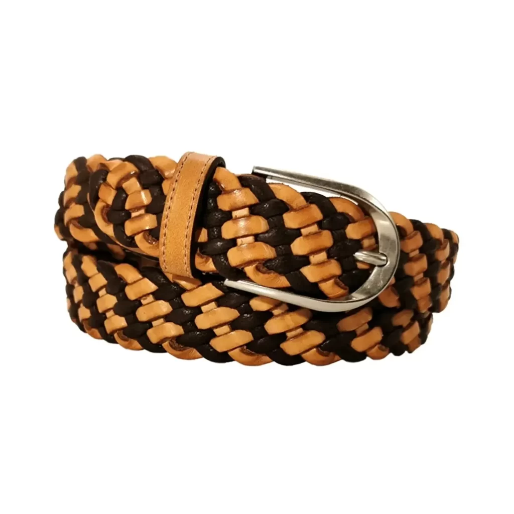mens woven belt