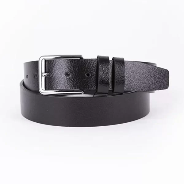 Black Mens Belt Casual Genuine Leather 8690000010561 13