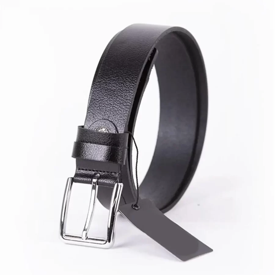 Black Mens Belt Casual Genuine Leather 8690000010561 15