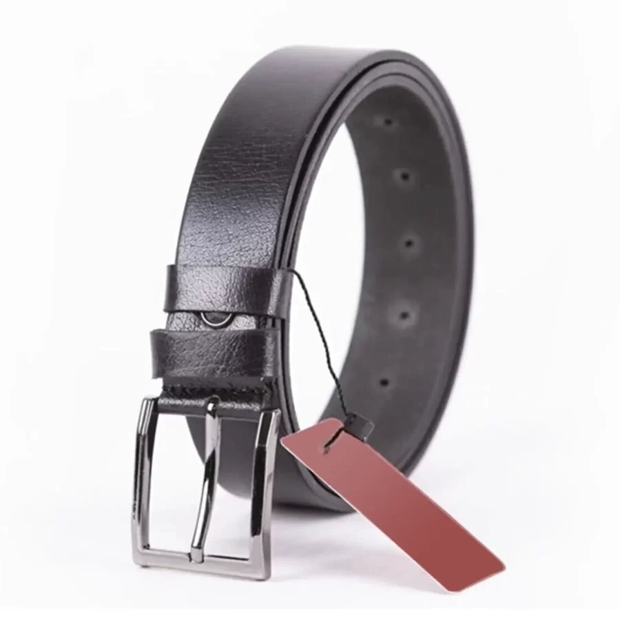 Black Mens Belt Dress Genuine Leather MYD01 1 1