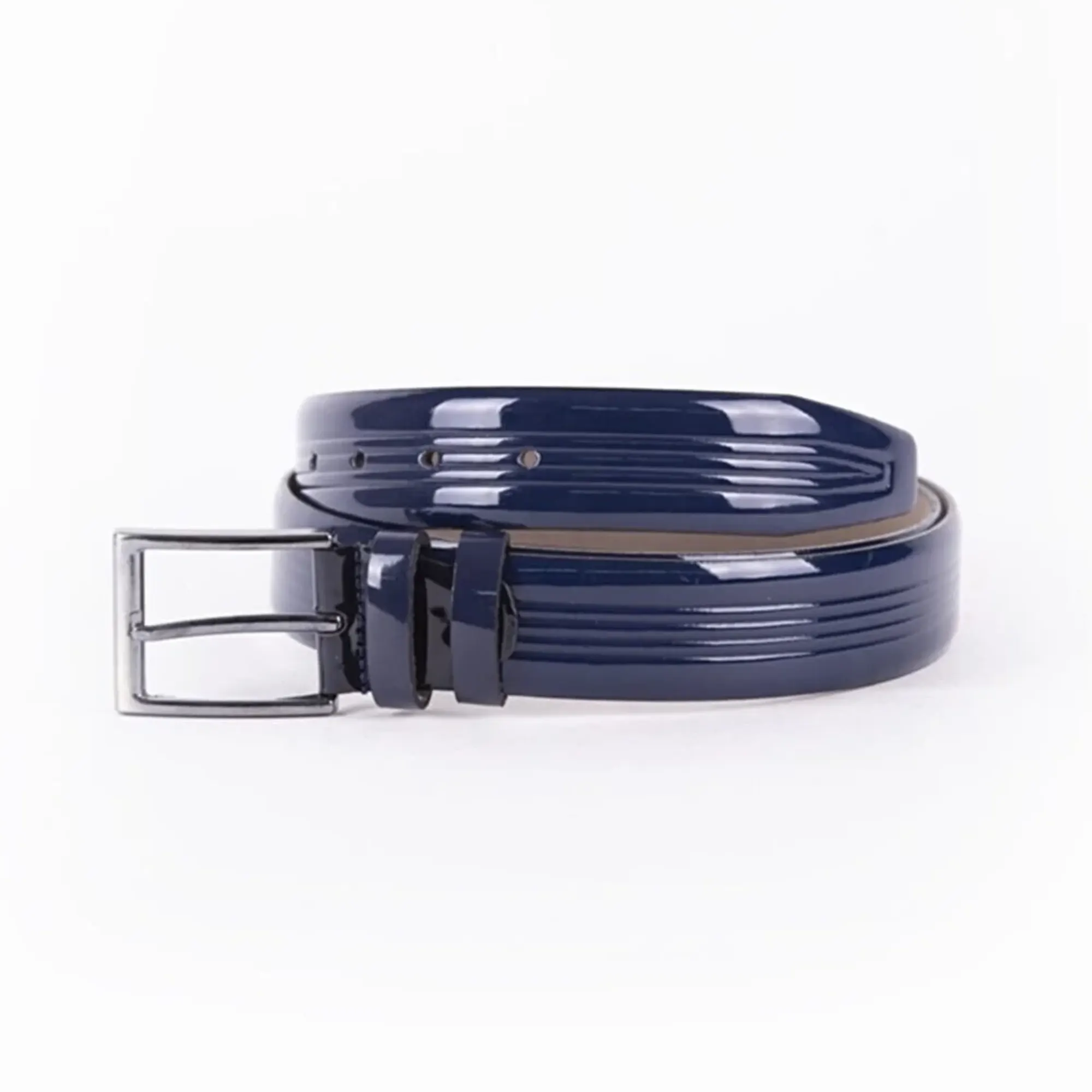 Buy Patent Vegan Belts 3 Piece Set For Men 